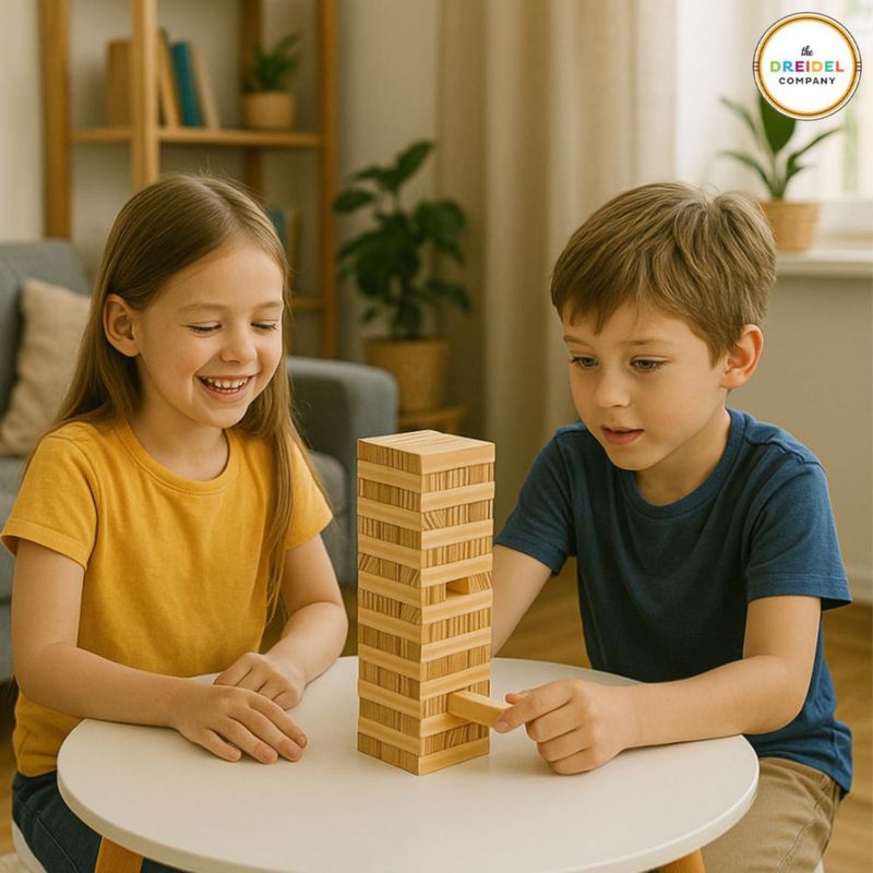 Juego de Torre Apilable The Dreidel Company 15 cm Pack de 2