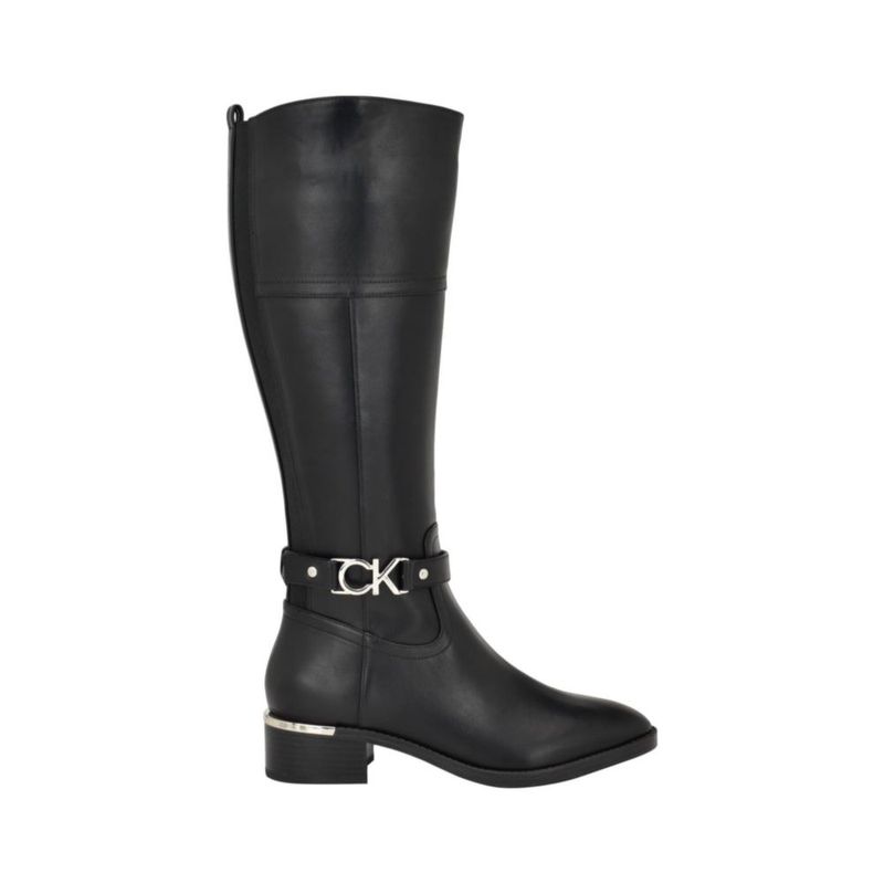 Bota Calvin Klein Daphny Negra 5.5 Tacón 4 cm