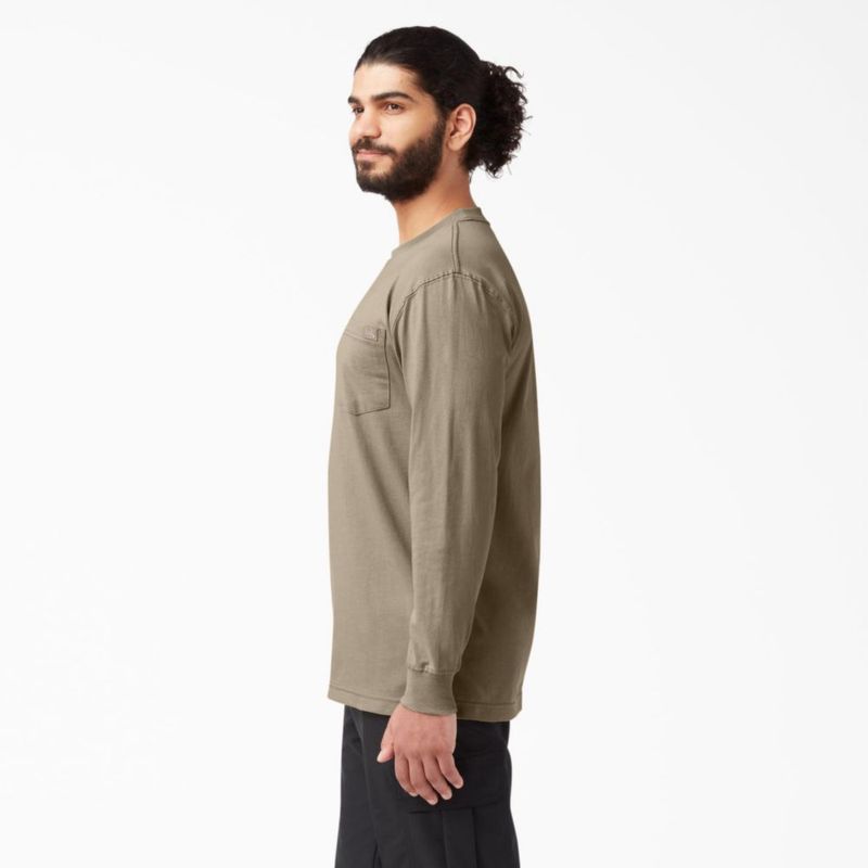CAMISA Dickies de manga larga talla X-Large color Arena del desierto