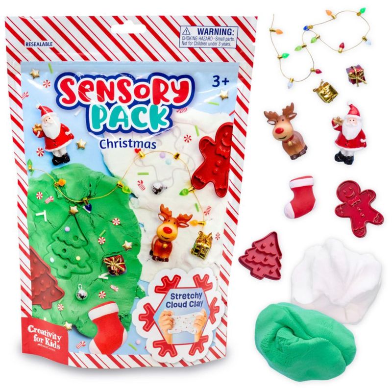 Paquete Sensorial de Creatividad para Niños – Navidad (3+)