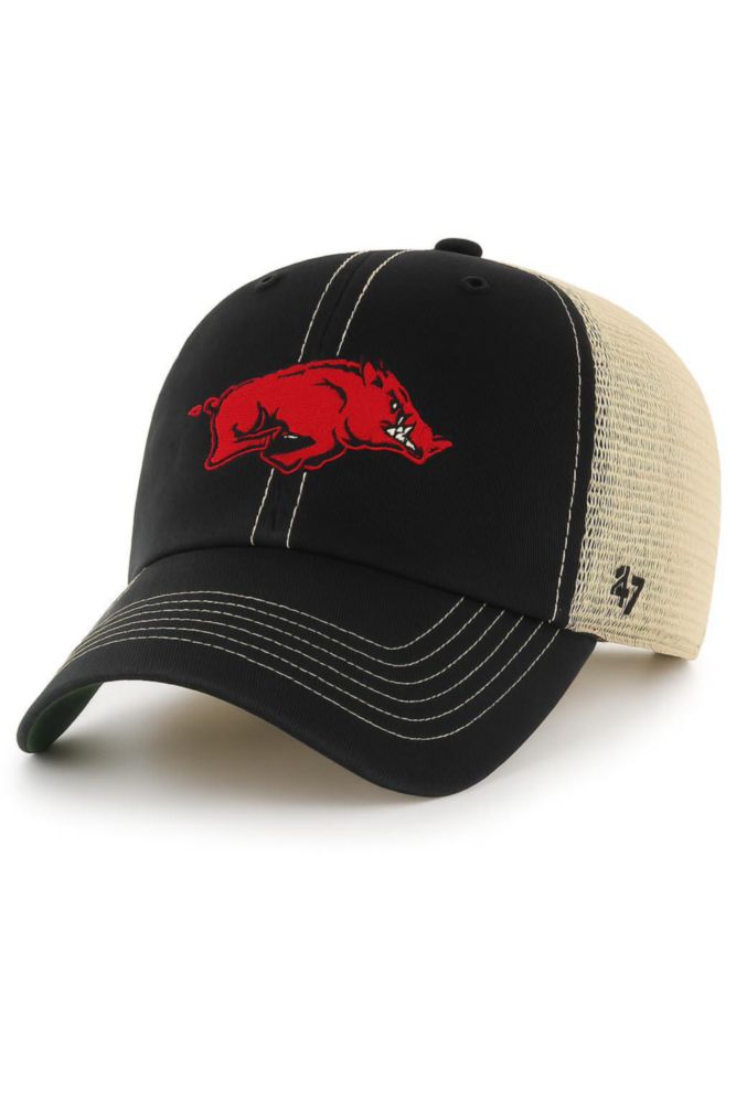 Gorra 47 NCAA Arkansas Razorbacks negra talla única para adultos