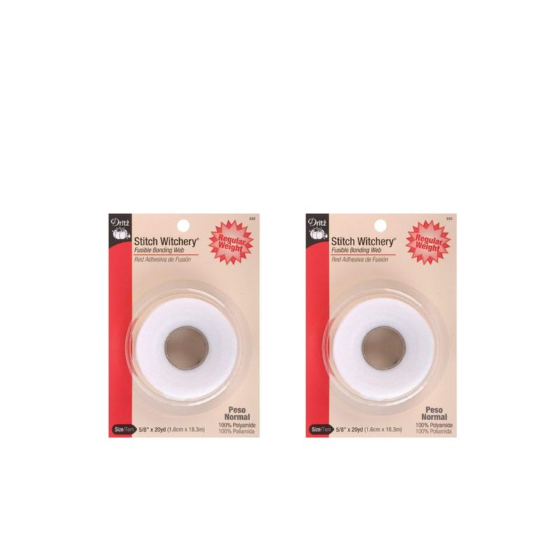 Cinta adhesiva Dritz Stitch Witchery 16 cm × 183 m (2 unidades)