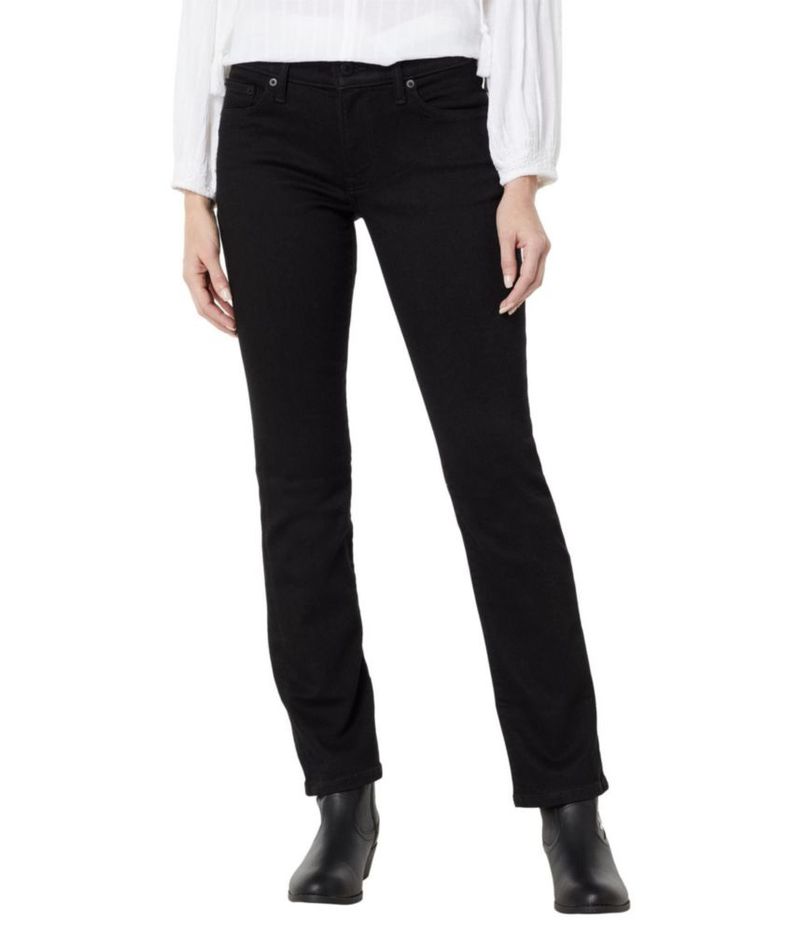 Jeans Lucky Brand 28x30 Negro Limpio Cintura Media