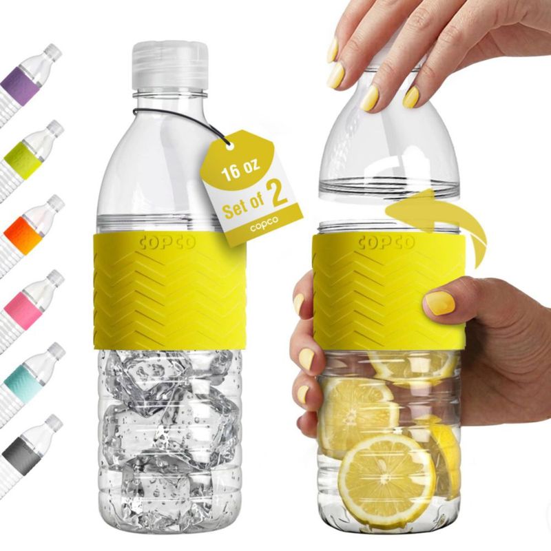 Botella Copco 500 ml Amarilla Pack de 2