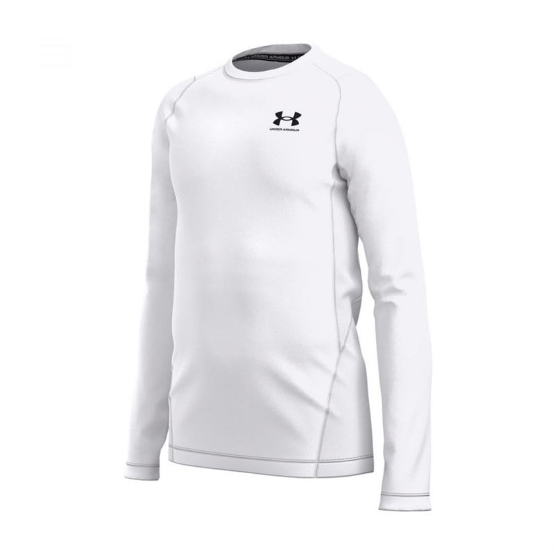 Camiseta Under Armour YLG Blanca ColdGear de manga larga