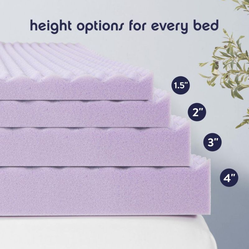 Sobrecolchón Best Price Mattress 5 cm Lavanda (tamaño completo)