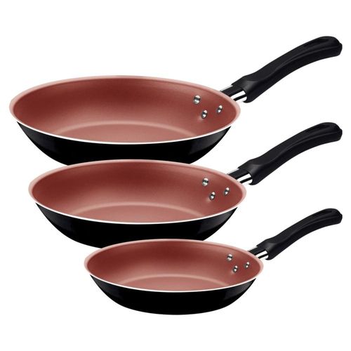 Set de Sartenes y Olla de Cocina Flavor Pan Ofertas Creativas con Zafiro  Antiadherente Set de 4 piezas