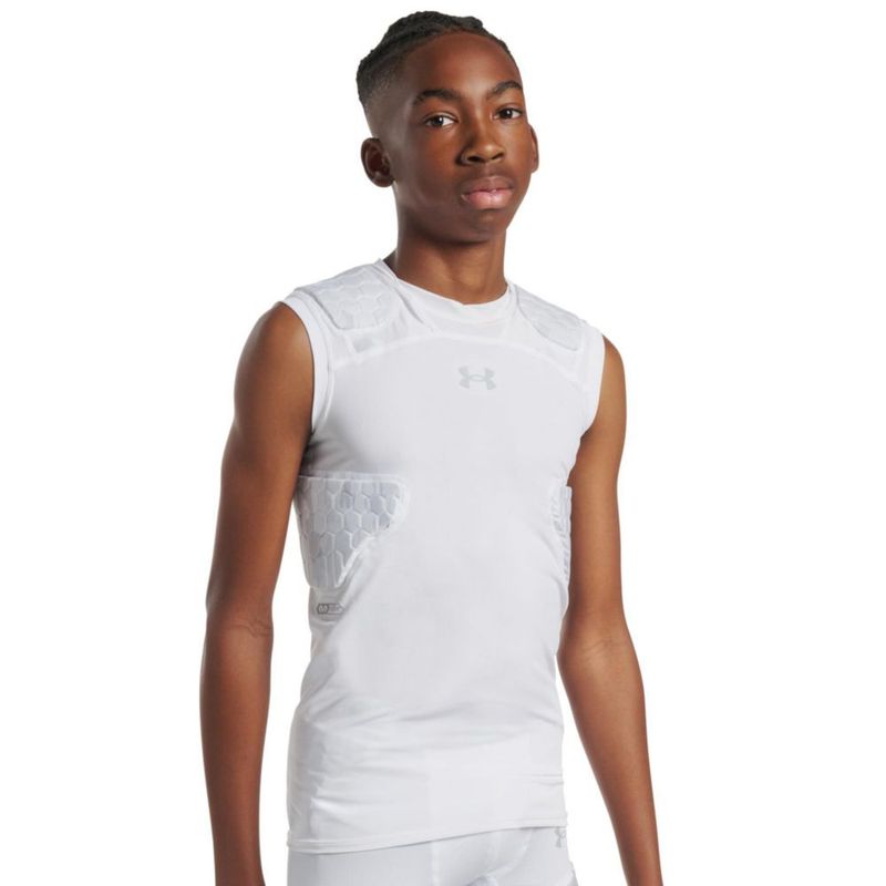 Equipo de Impacto Under Armour XL Blanco Camuflado 5 Almohadillas