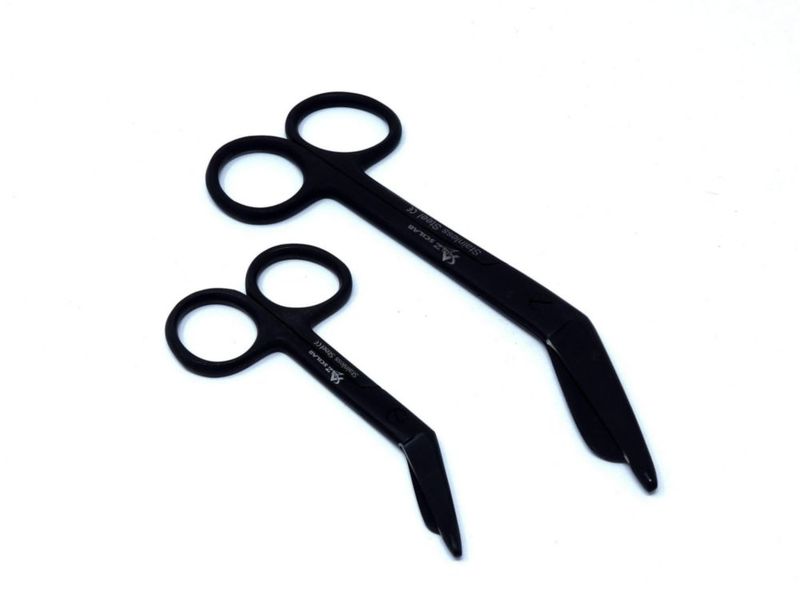 Tijeras A2Z SCILAB 14 cm/9 cm negras – Juego de 2