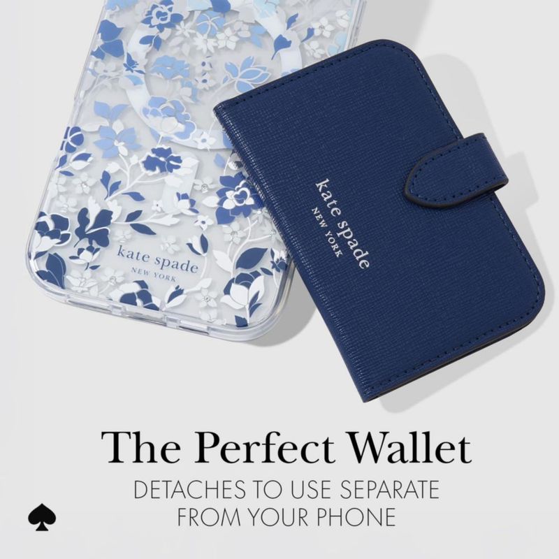 Billetera kate spade new york Morgan MagSafe Navy