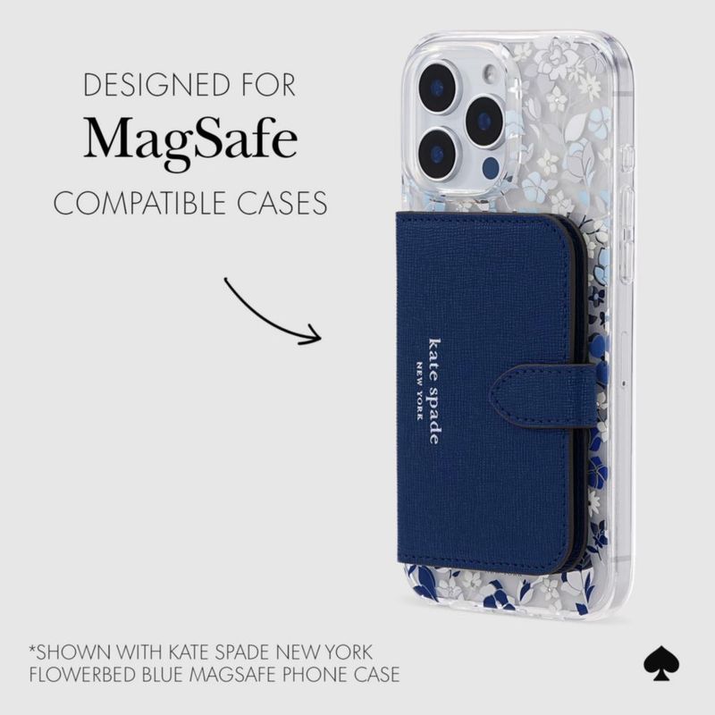 Billetera kate spade new york Morgan MagSafe Navy