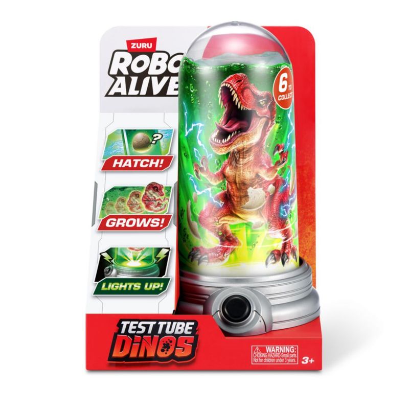 Figura de Acción Robo Alive Dinosaurio en Tubo de Ensayo – Mosasaurus