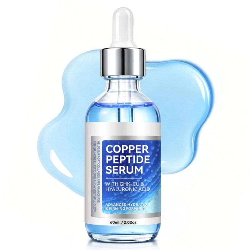 Suero DLOMFVFQ 60 ml Péptido de Cobre y Ácido Hialurónico