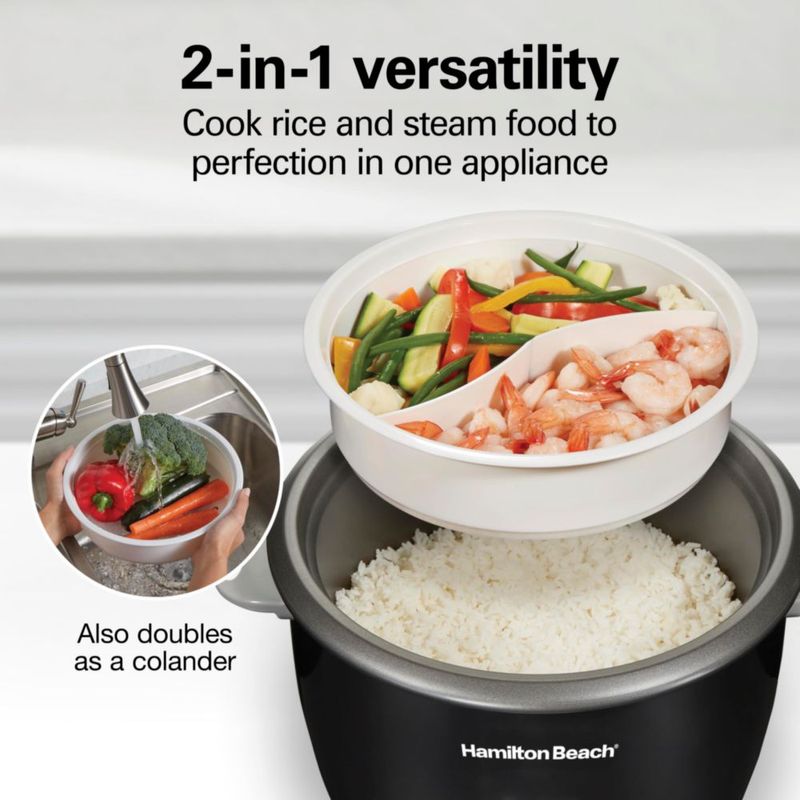 Arrocera Hamilton Beach 30 tazas cocidas (15 tazas sin cocer)