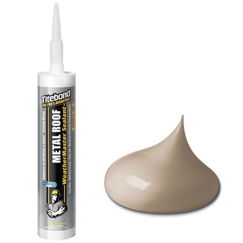 Sellador Titebond WeatherMaster 270 ml Beige para Techo Metálico 61661