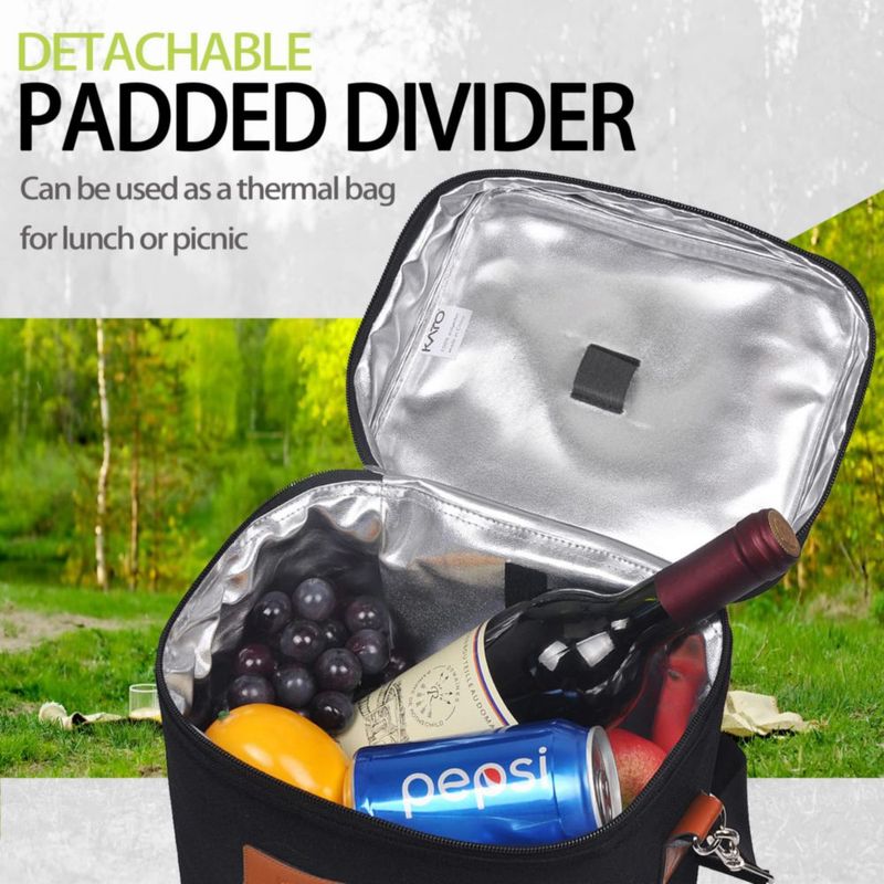 Bolso de Vino Tirrinia para 4 Botellas Aislado