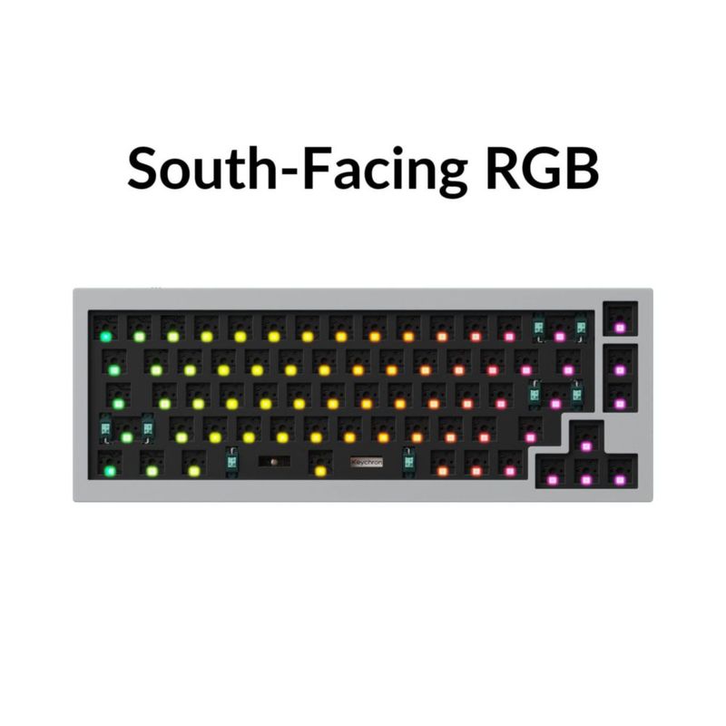 Teclado Keychron Q2 Barebone 65% gris
