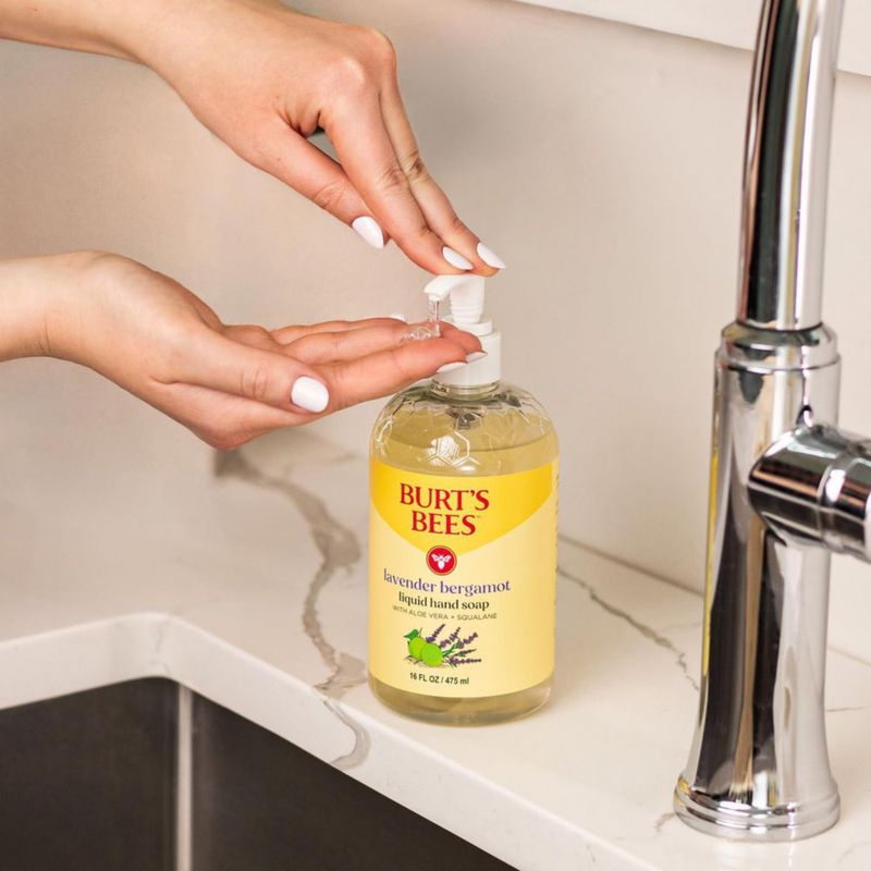 Jabón líquido para manos Burt's Bees 475 ml Lavanda y Bergamota