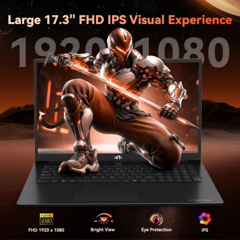 Portátil NIMO de 173" Ryzen 7 16 GB DDR5 1 TB SSD