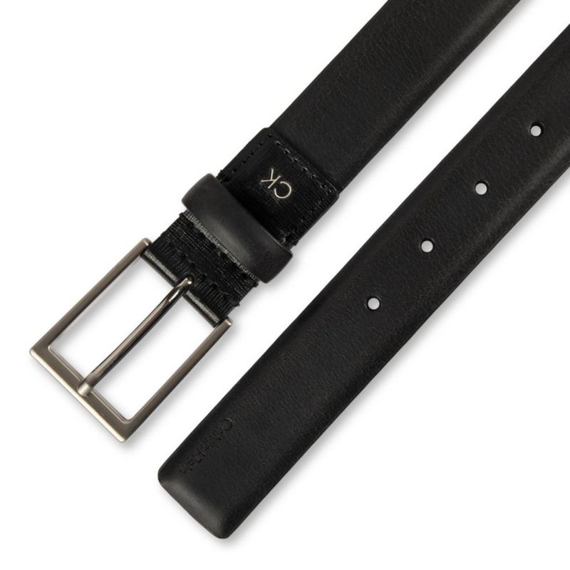 Cinturón de Vestir Calvin Klein X-Large Negro Saffiano