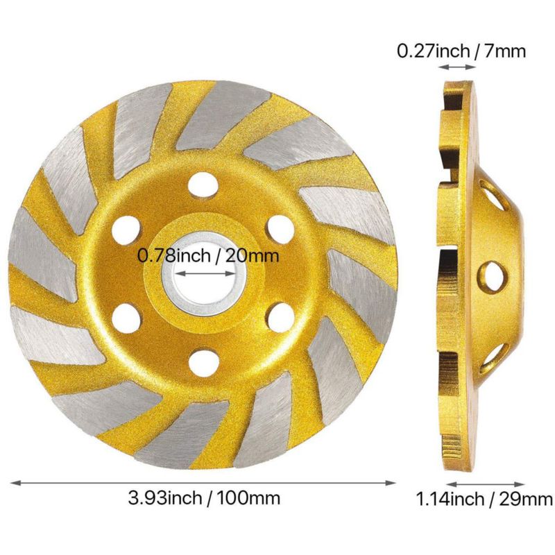 Disco de Diamante Mudder 10 cm Pack de 6