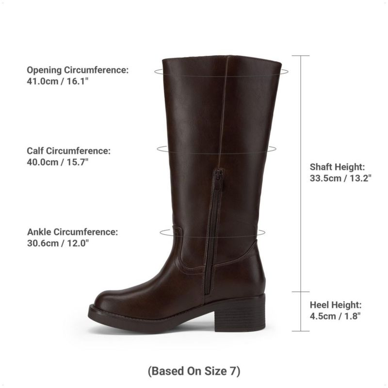 Botas altas Dream Pairs color amarillo y marrón oscuro talla 9