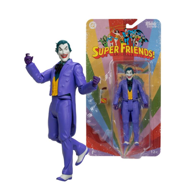 Figura de Acción McFarlane Toys Joker (Super Friends) DC Retro de 15 cm