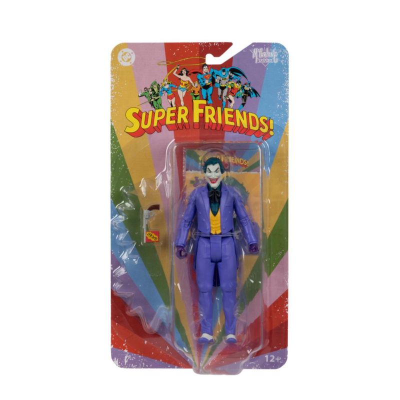 Figura de Acción McFarlane Toys Joker (Super Friends) DC Retro de 15 cm