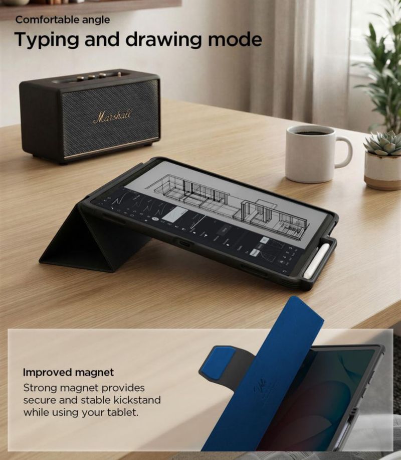 Funda Spigen Armor Pro para Tablet Samsung Galaxy Tab S12 Plus 12.6" Negra