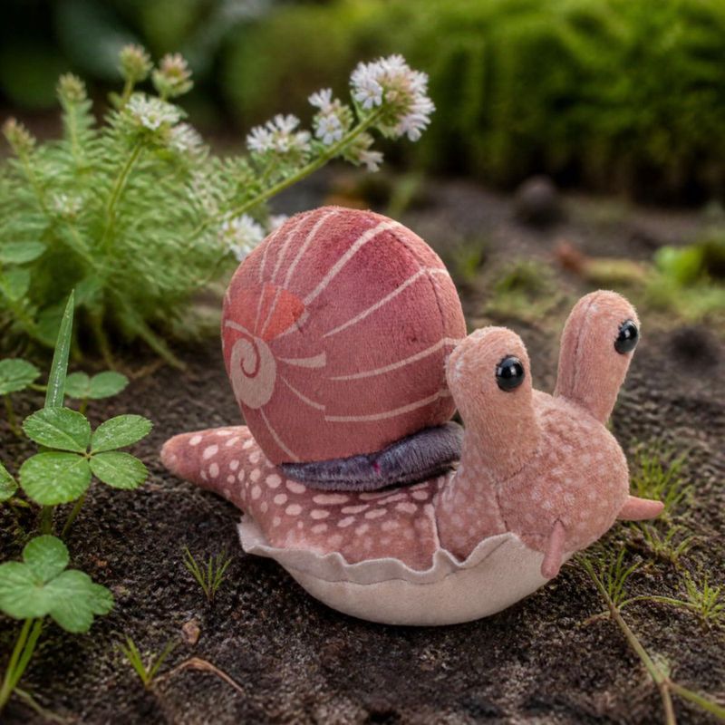 Peluche Wild Republic Pocketkins Caracol 13 cm