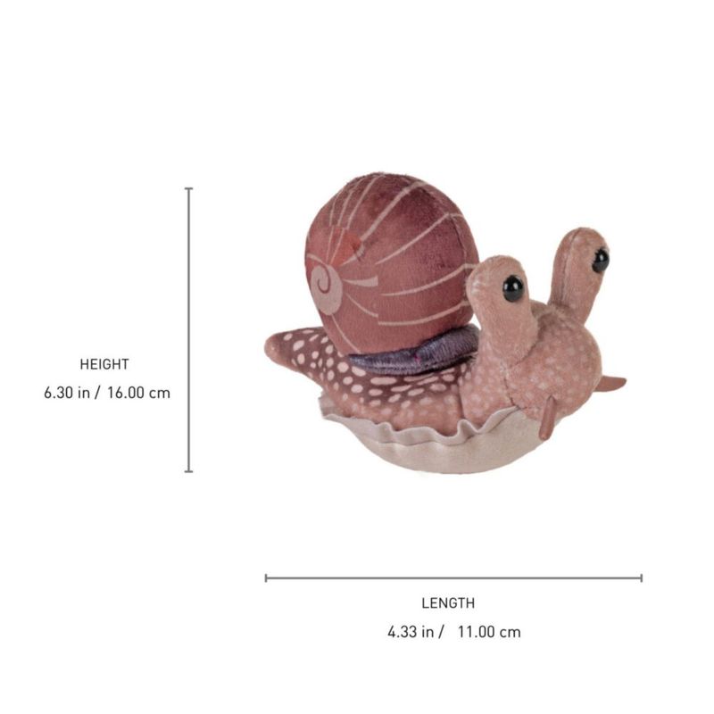 Peluche Wild Republic Pocketkins Caracol 13 cm