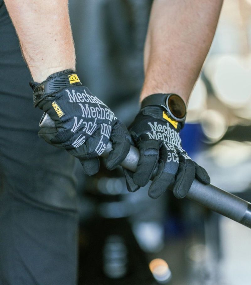 Guantes de trabajo Mechanix Wear para mujer talla grande color negro
