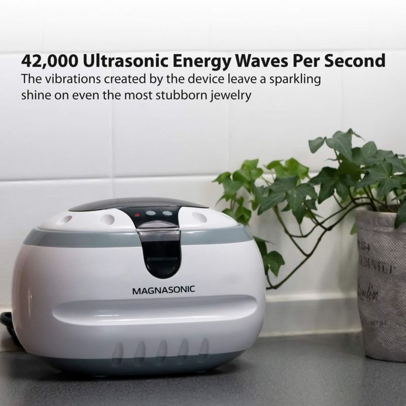 Limpiador de Joyas Ultrasonico Magnasonic con Tanque de 600 ml