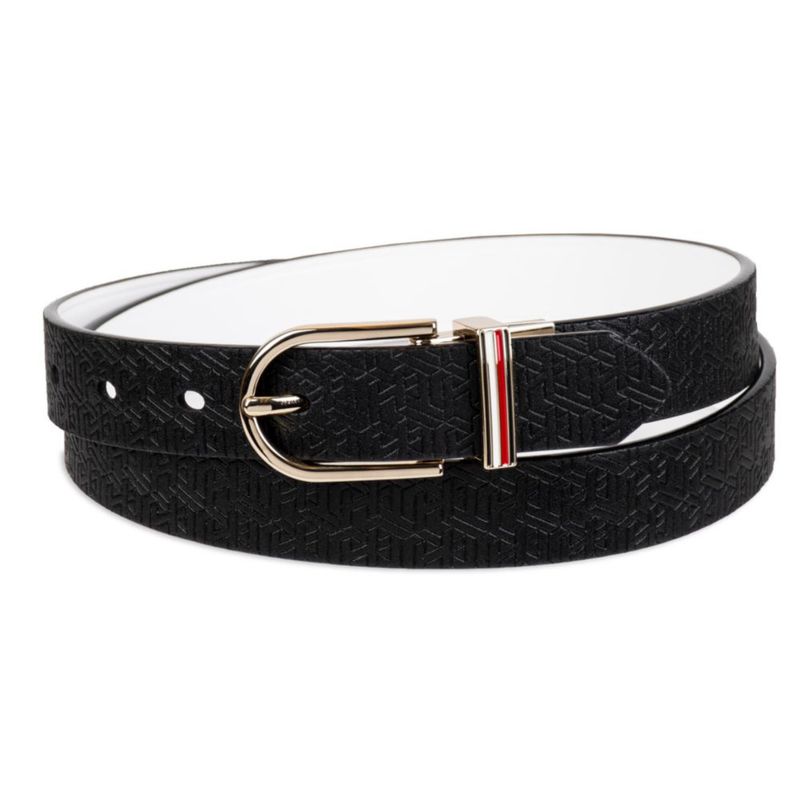 Cinturón Tommy Hilfiger reversible de cuero de 25 cm