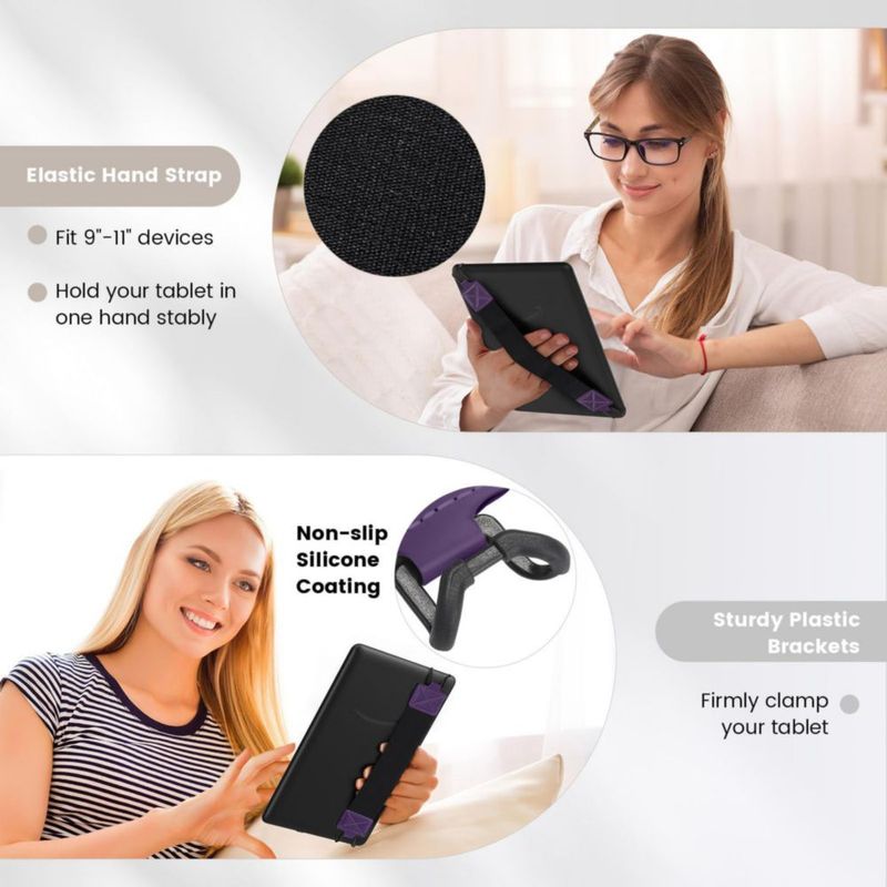 Correa de mano para tablet MoKo 23-28 cm Púrpura intenso