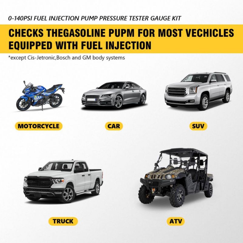 Kit de prueba de presión de combustible DNA MOTORING
