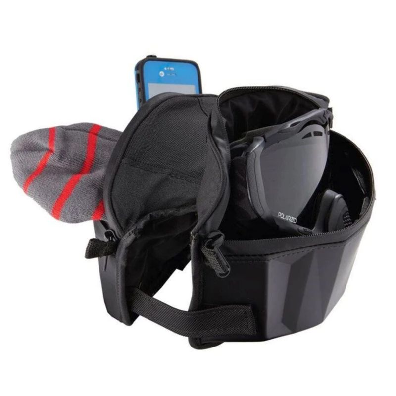Bolsa para Manillar Polaris 33 cm Negra Resistente al Agua