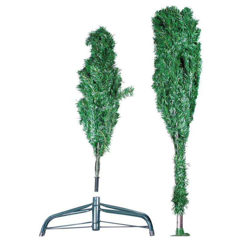 Árbol de Navidad Artificial 1.60 m Verde Frondoso