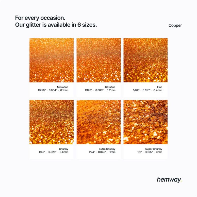 Purpurina Hemway para Resina Cobre 500 g – Poliuretano y Epoxi