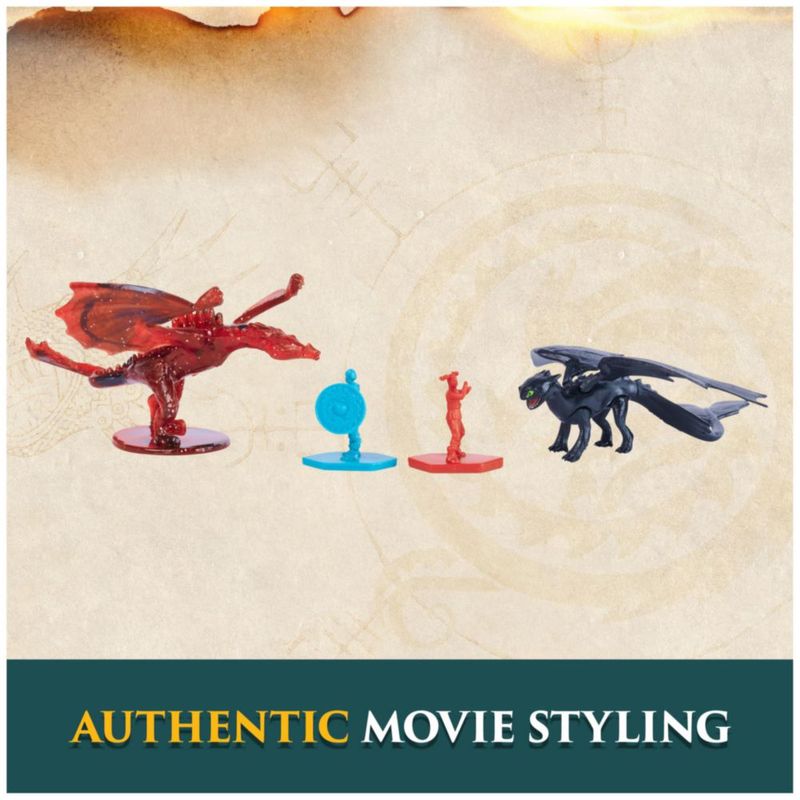 Set de juego Dreamworks Dragons: Figuras y catapulta