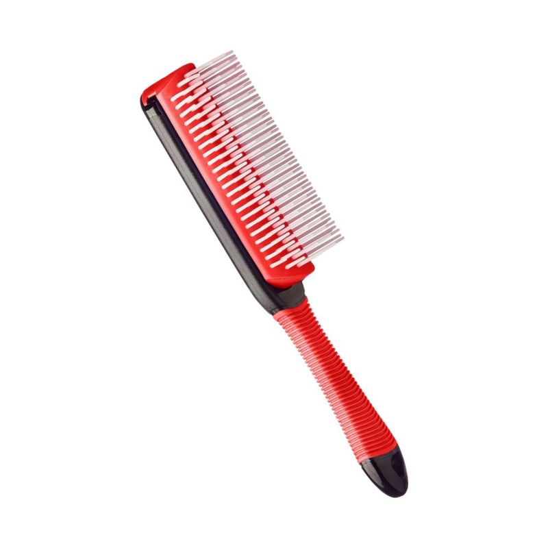 Cepillo para Cabello KISS Colors&Care Desenredante Antideslizante de 9 Filas