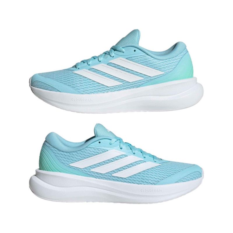 Zapatillas adidas Run Falcon 6 25 cm azul/blanco/menta para mujer