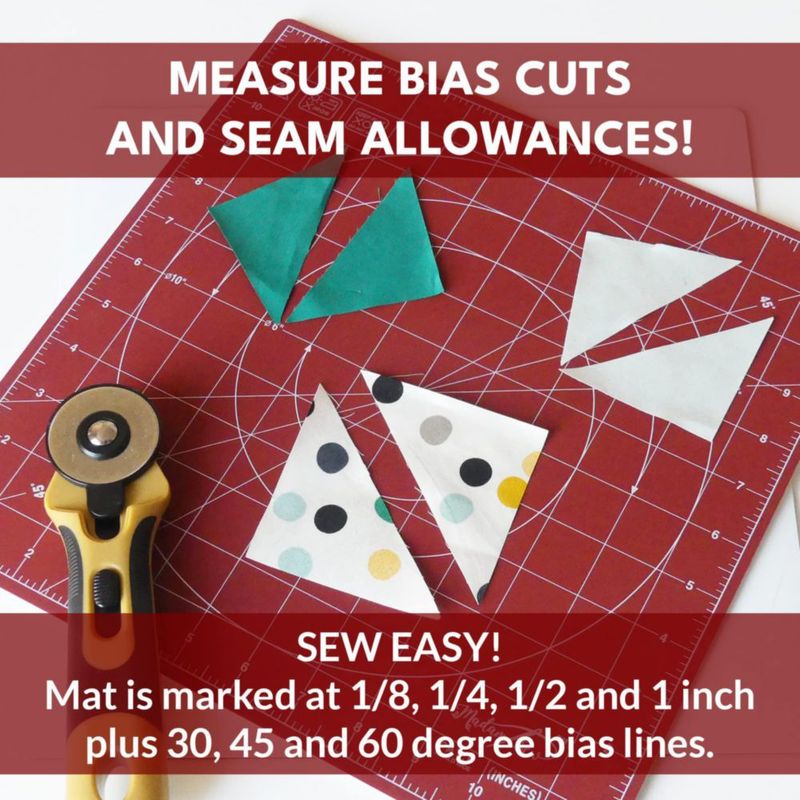 Alfombrilla de Corte Rotativa de 30 cm Madam Sew con Autocuración