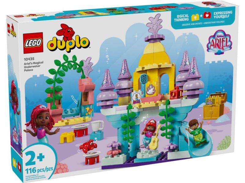 Bloques de Construcción LEGO 10435 DUPLO Palacio Submarino Mágico de Ariel