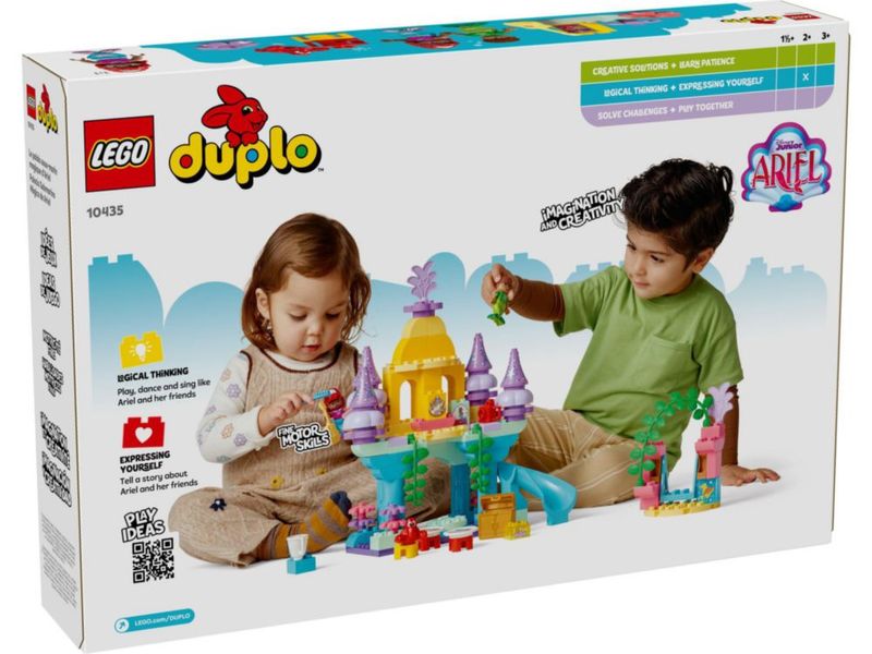 Bloques de Construcción LEGO 10435 DUPLO Palacio Submarino Mágico de Ariel