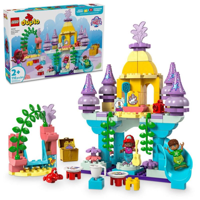 Bloques de Construcción LEGO 10435 DUPLO Palacio Submarino Mágico de Ariel