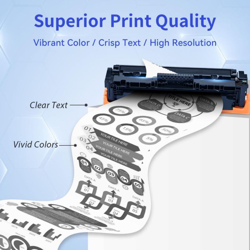 Cartucho de tóner negro de alto rendimiento 414X para HP 414X 414A MFP M479fdw M454dw