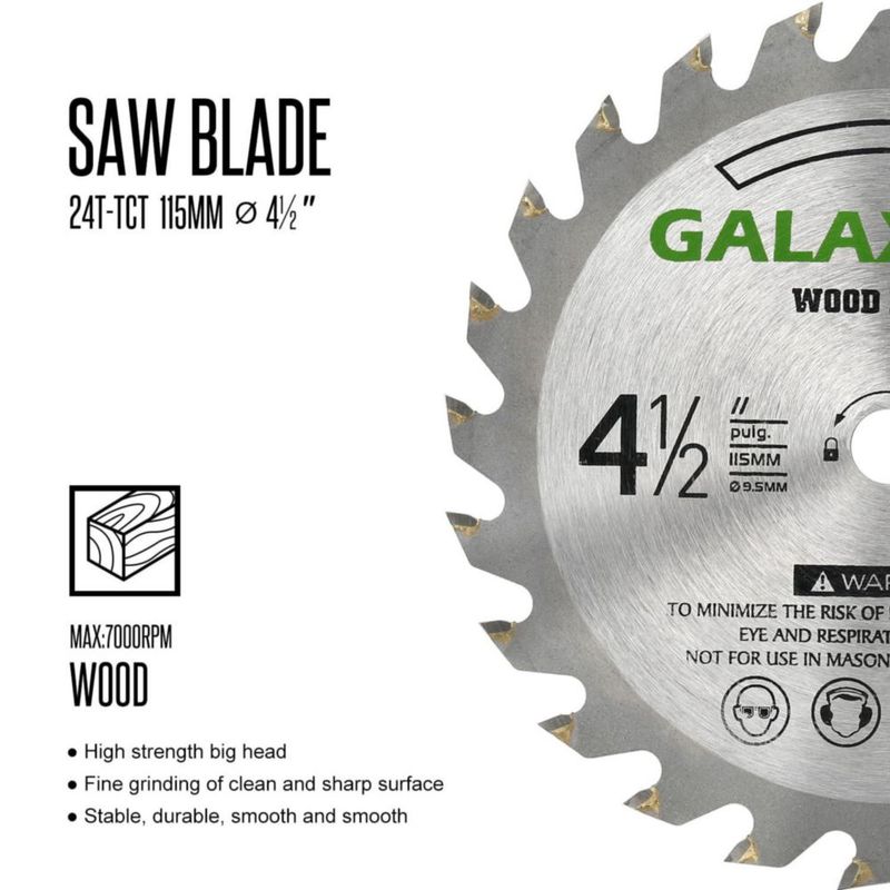 Juego de Cuchillas de Sierra GALAX PRO 115 mm 24/60T Diamante