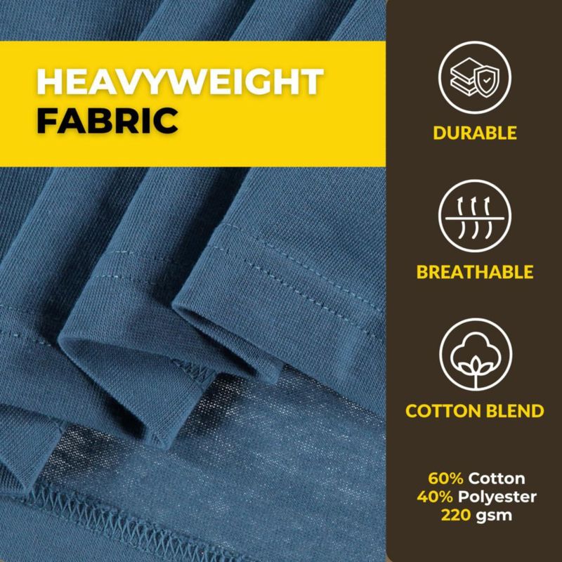 Camisetas STANLEY para Hombre Pack de 2 Algodón con Bolsillo de Trabajo