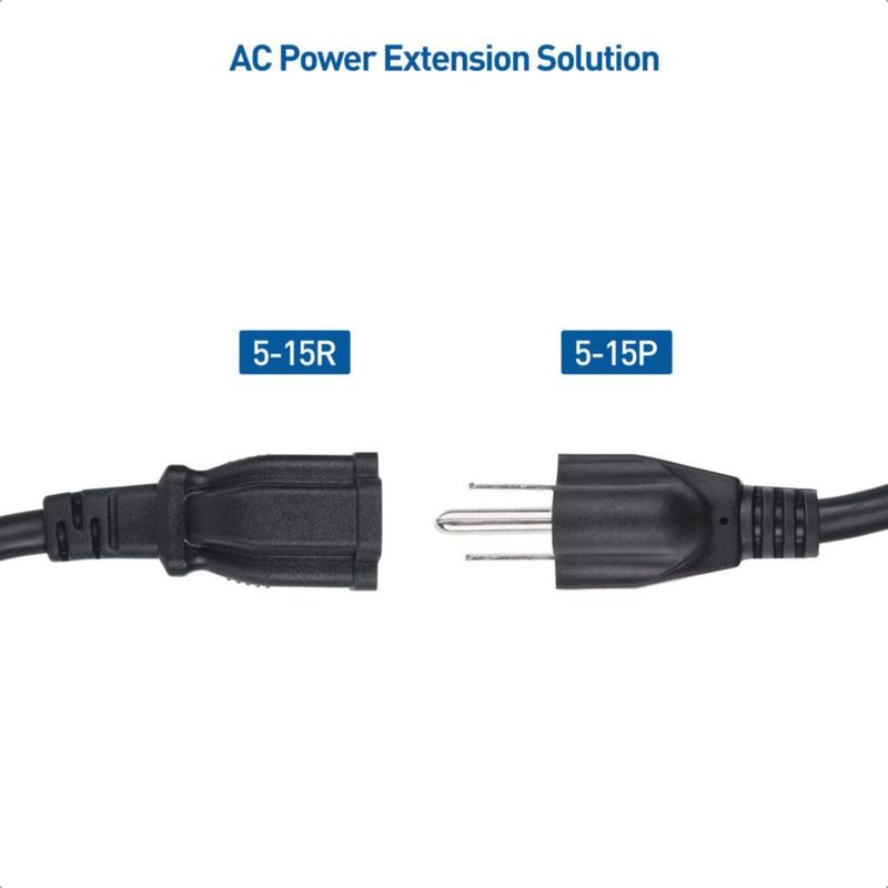 Cable de alimentación Cable Matters 30 cm paquete de 2 perfil bajo